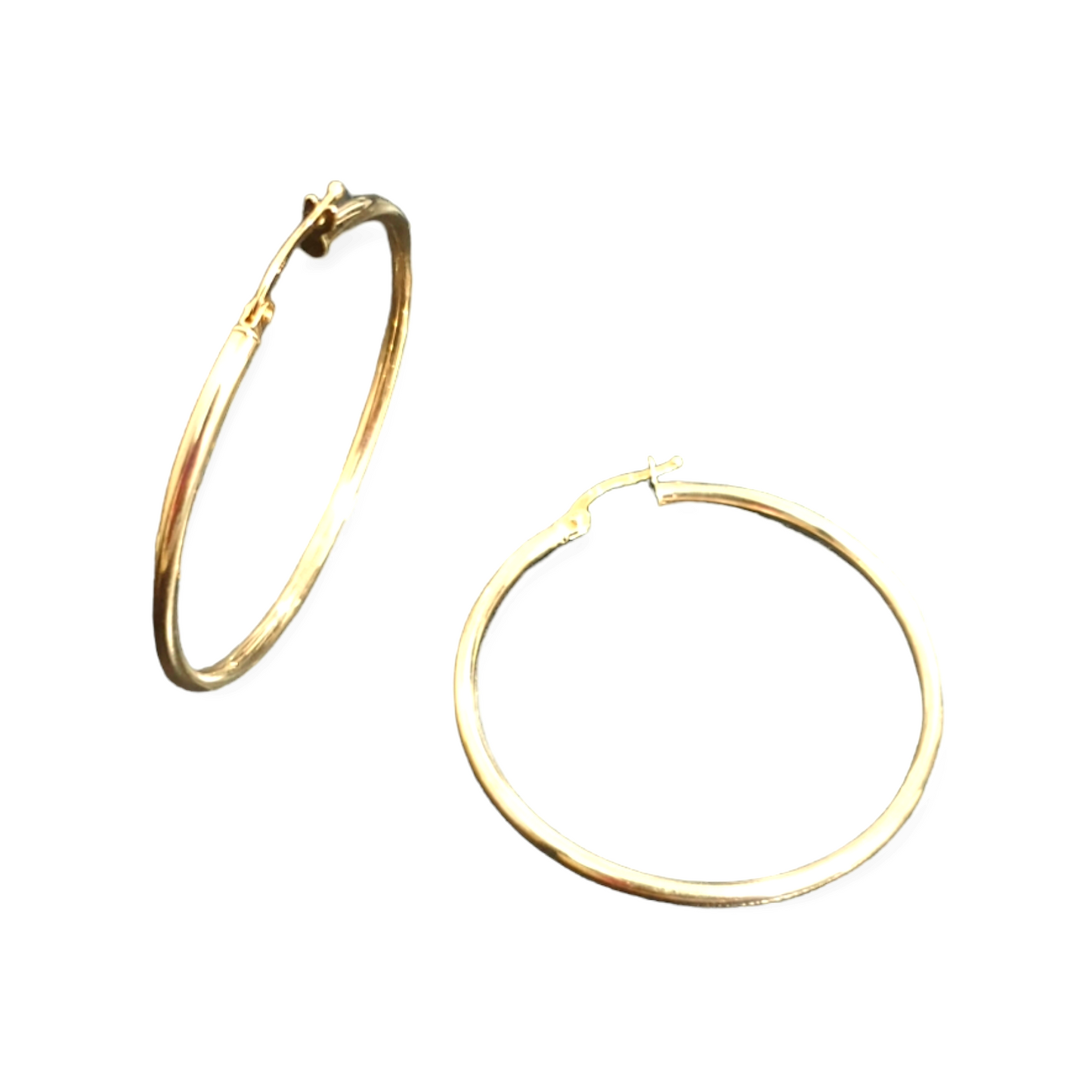 Arracada lisa-Oro 10K