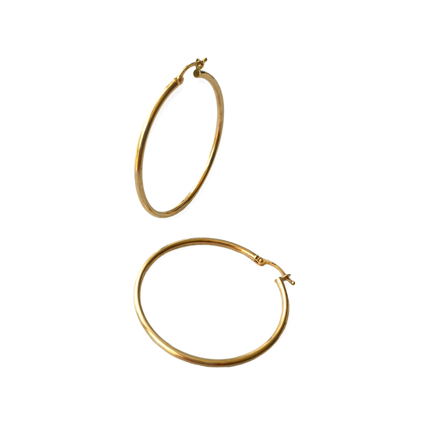 Arracada lisa-Oro 10K
