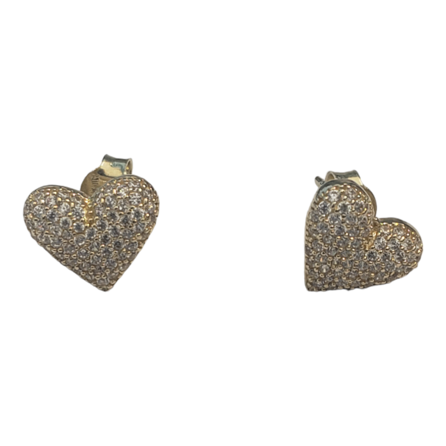 Arete de Corazón Oro 10k