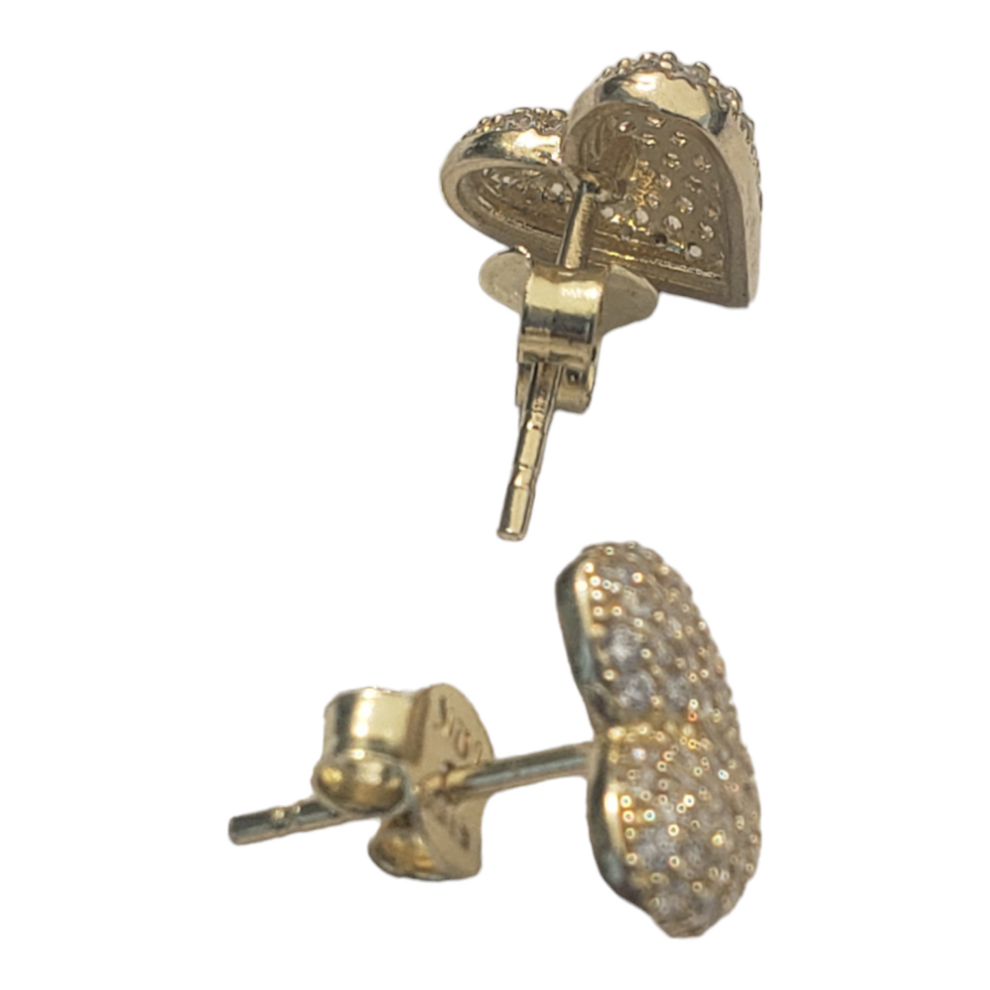 Arete de Corazón Oro 10k