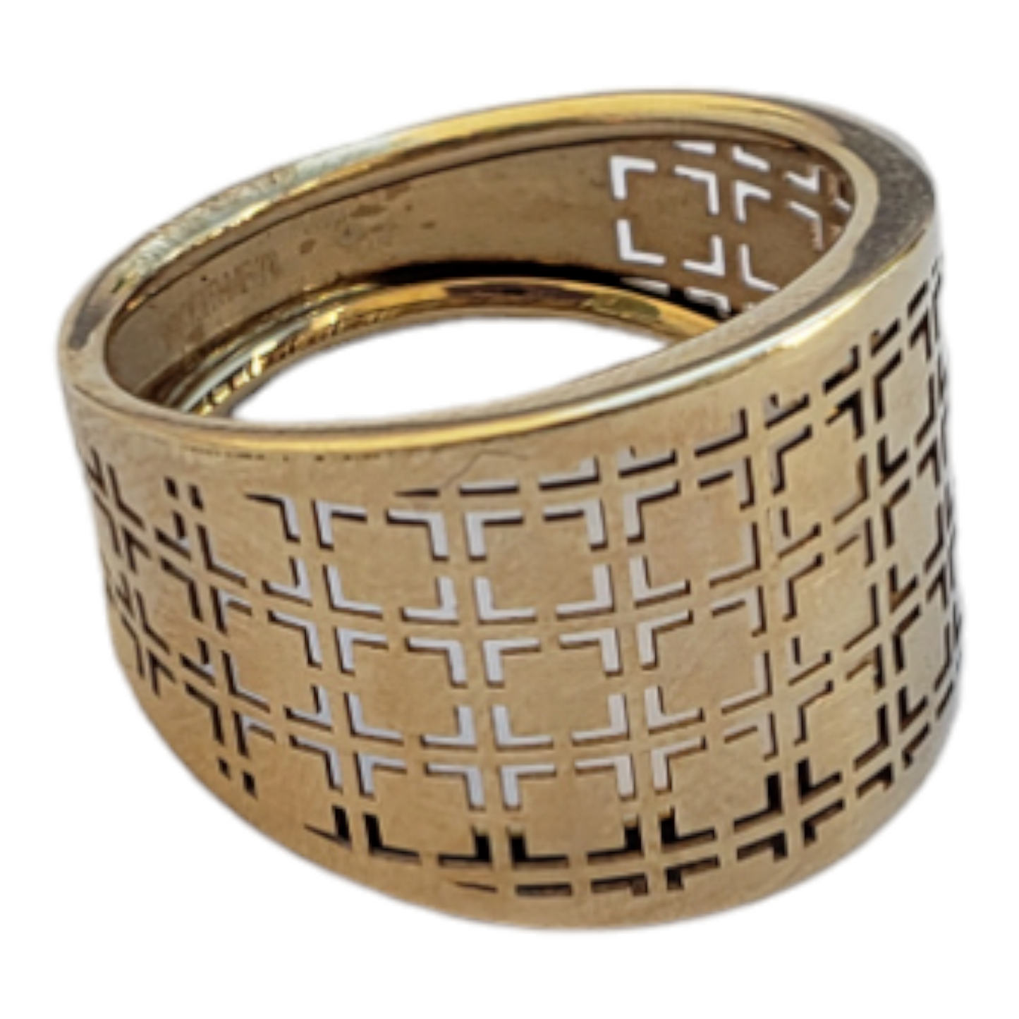Anillo ancho- Oro de 10k