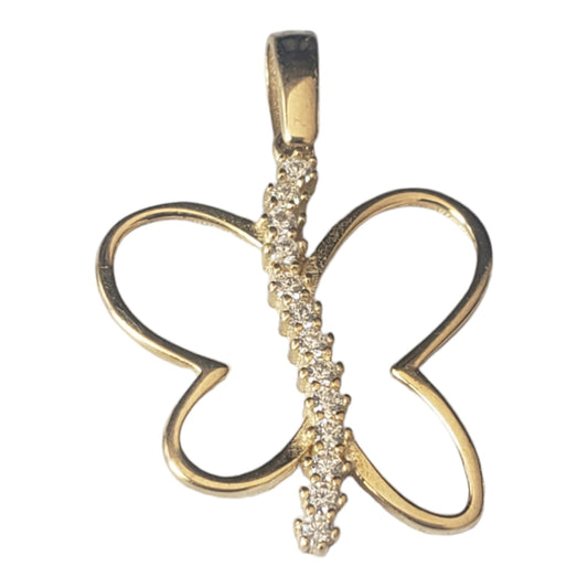 Dije de Mariposa Oro 10k
