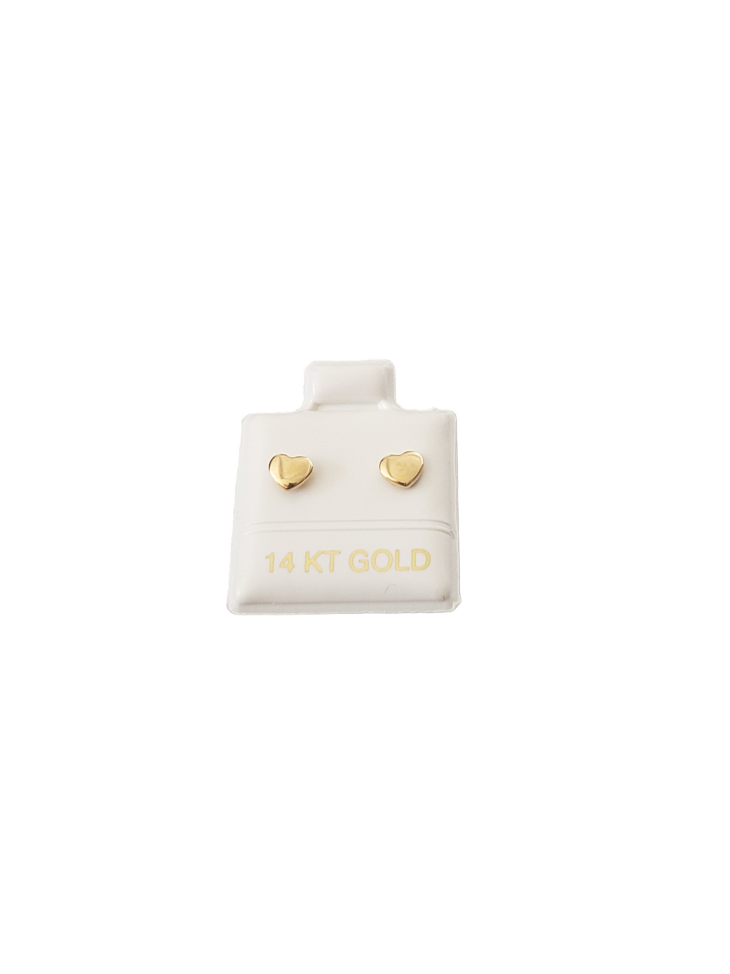 Broquel de corazón-Oro de 14k