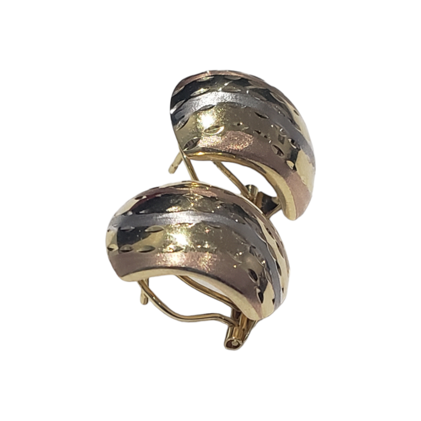 Aretes Oro florentino 10k