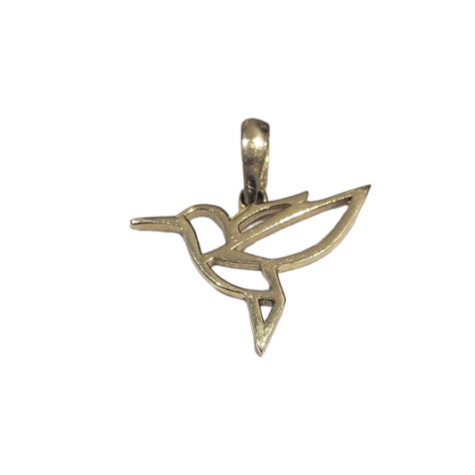 Dije de Colibrí Oro de 14k