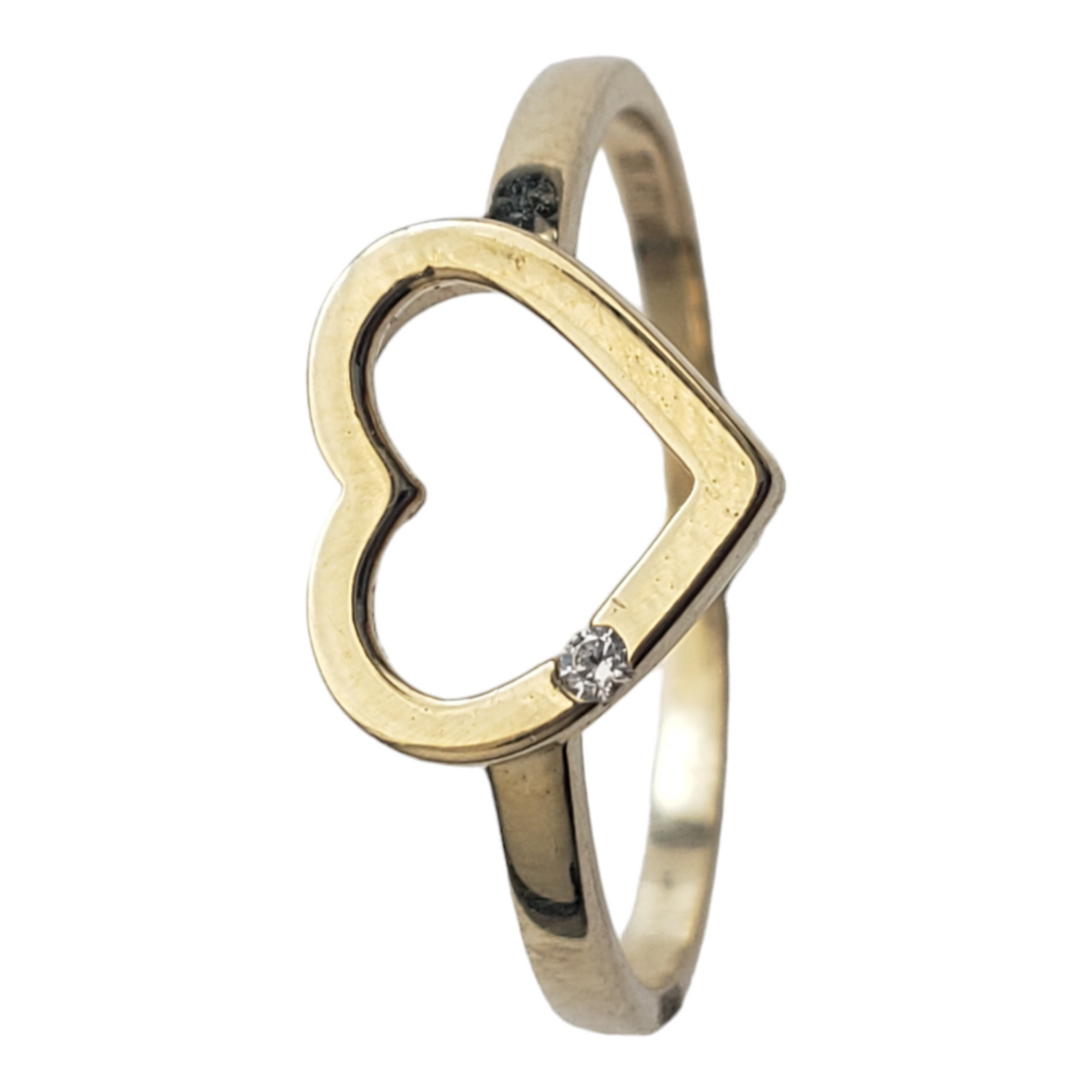 Anillo de corazón Oro 10k