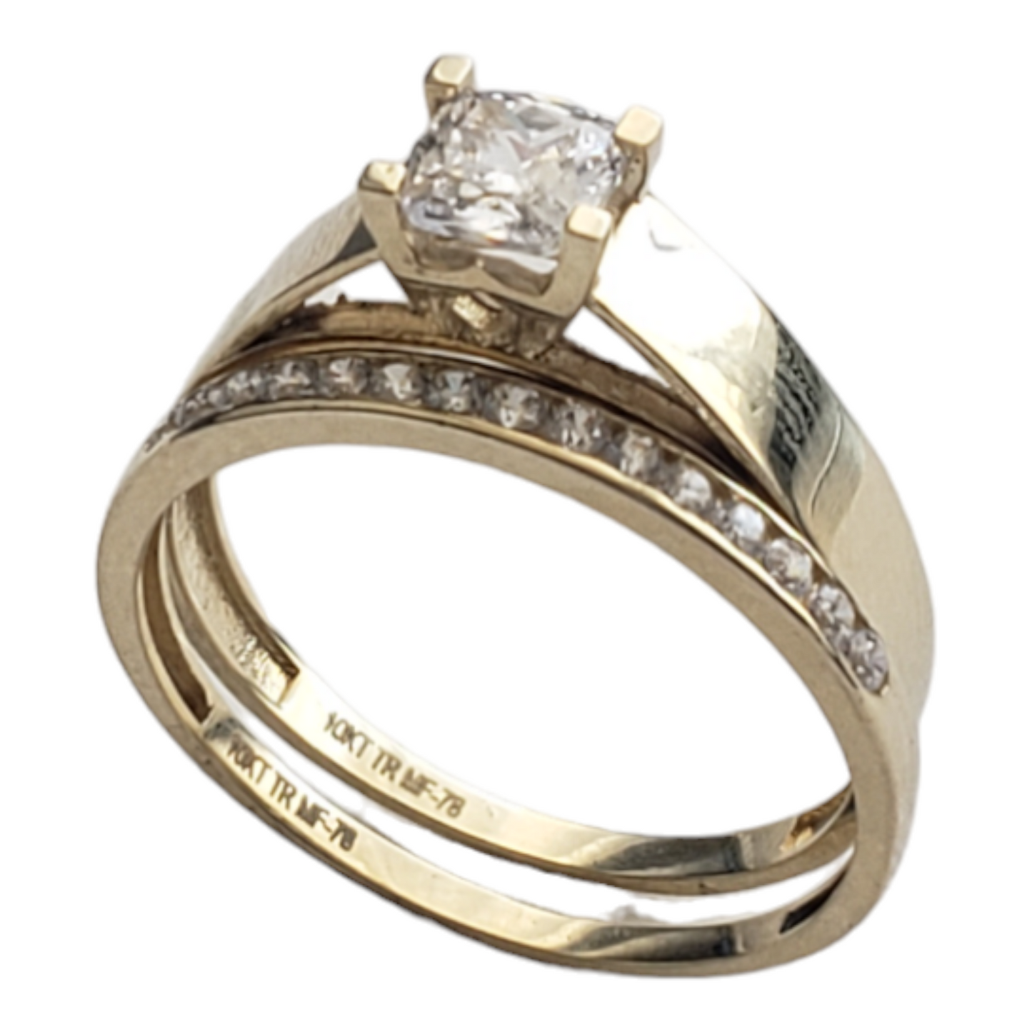 Juego de anillos de 10k