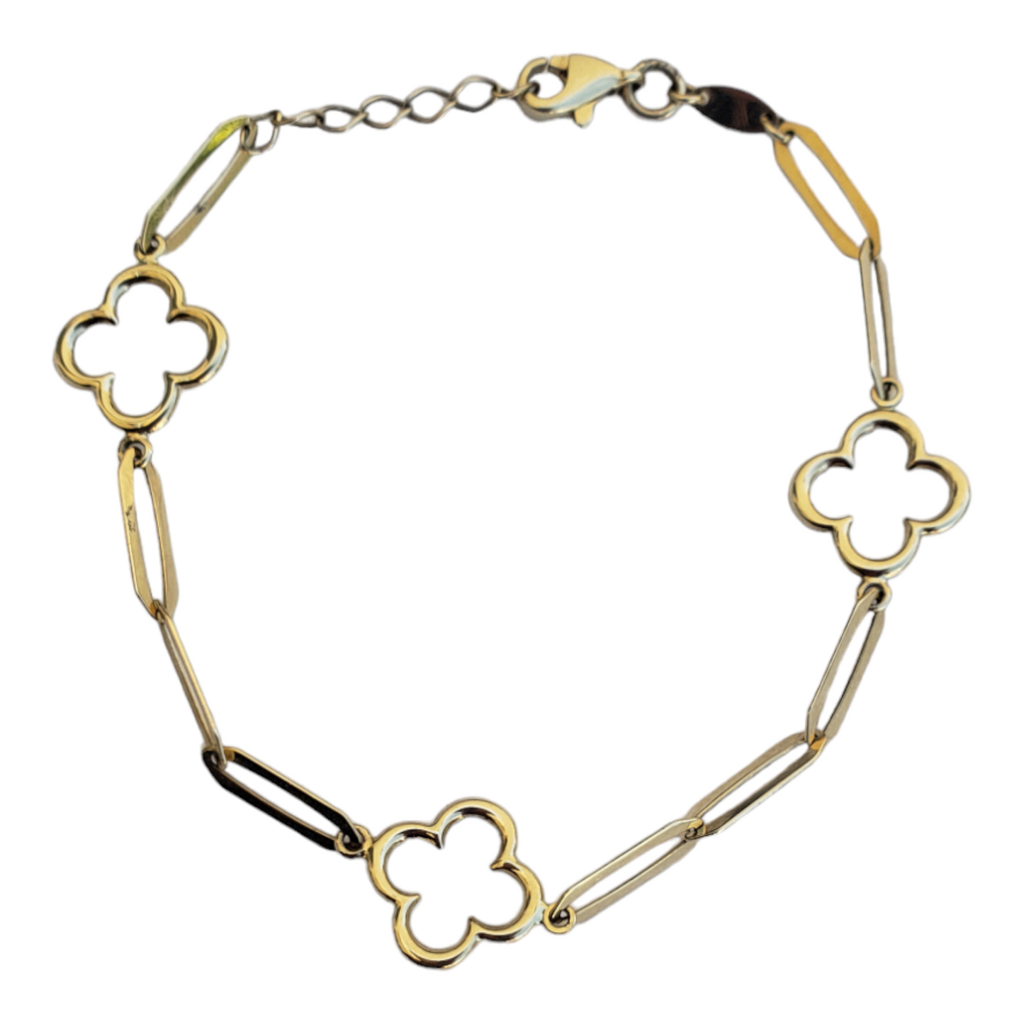 Pulsera de flores-Oro 10k