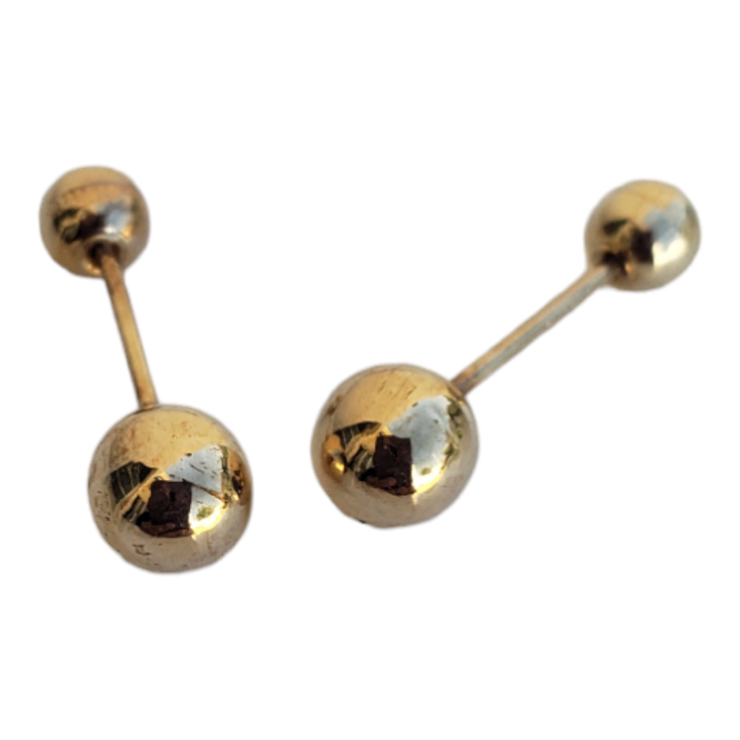 Broquel de bola-Oro de 10k